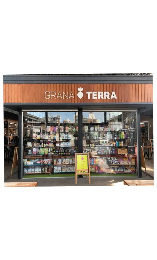 Fachada del local de Grana Terra